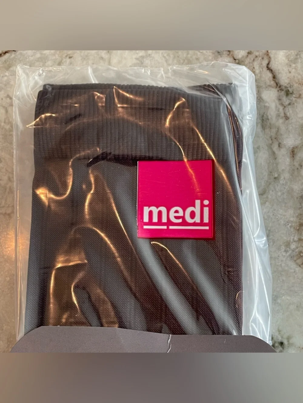 Medi Mediven Mens Compression Socks Brown Calf Length